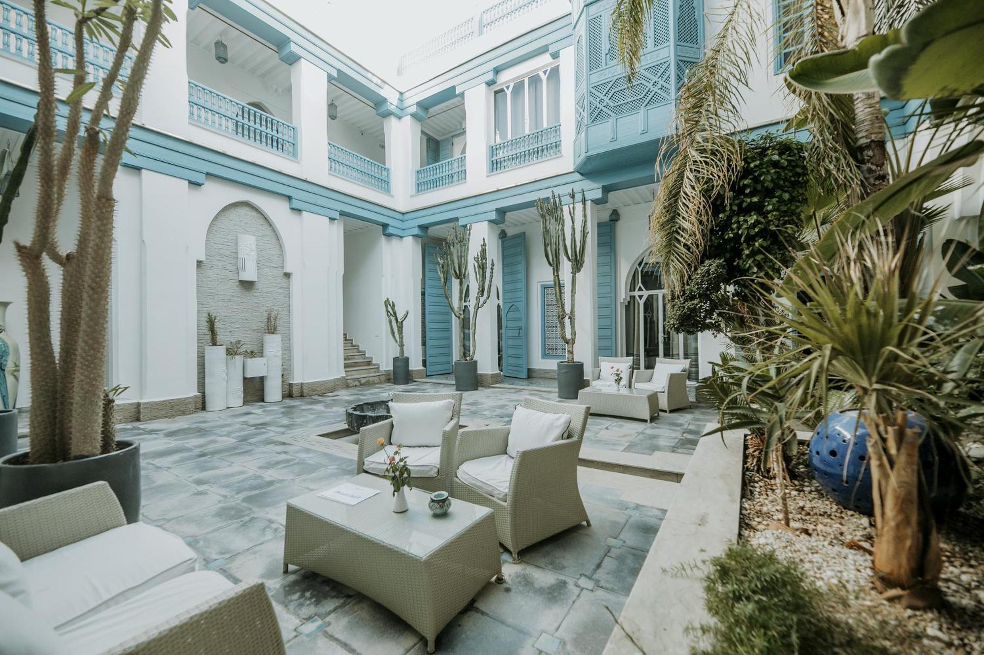 Riad Le Perroquet Bleu Suites & Spa Marrakesh Exterior foto